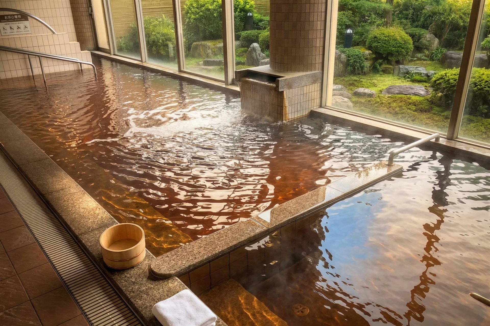 ユーフォリア千里浜 琥珀色の大浴場